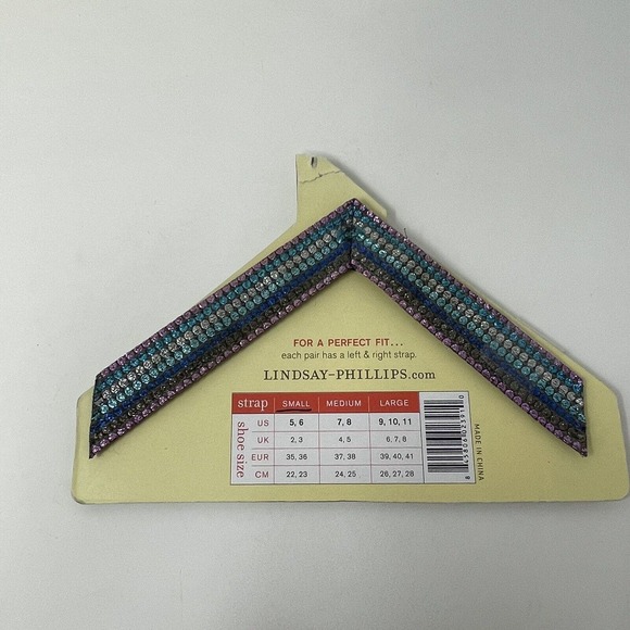 3 Lindsay Phillips Sz S 5 6 Straps SwitchFlops Sandal Strap Interchangeable - Picture 6 of 10